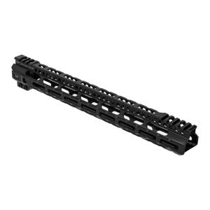 Midwest Industries MICRLW15 Combat Lightweight AR-15 Black Hardcoat Anodized Aluminum/Polymer 15 Picatinny/M-LOK