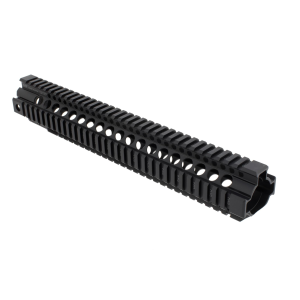 Ar-15 Combat Rail T-Series Free Float Handguard - Ar-15 Combat T-Series 1-Pc Free Float Handguard 14'''' Black