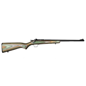 Crickett G2 Single Shot Youth Rifle 22 Long Rifle 16.125" Blued Barrel Black Frame Camo Monte Carlo Stock