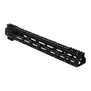 Midwest Industries MICRLW14 Combat Lightweight AR-15 Black Hardcoat Anodized Aluminum/Polymer 14 Picatinny/M-LOK