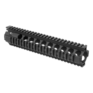 BCM QRF10556BLK QRF Handguard 10 FreeFloating Style Made of Aluminum with Black Anodized Finish Picatinny Rial for ARPlatform