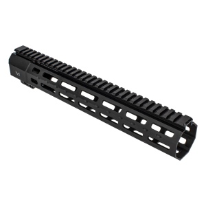 Midwest Industries SP-Series (Suppressor Compatible) 12.625" AR-15 1-Piece Free Float Handguard - MI-SP12M-BLK