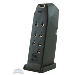 Glock Magazine: Model 26 9mm 10rd Capacity - MF26010