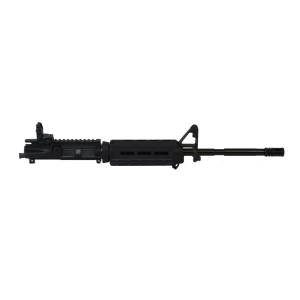 PSA 16" Nitride 1:7 M4 Carbine 5.56 NATO MOE AR-15 Upper Assembly, Black - With Rear Mbus No BCG/CH