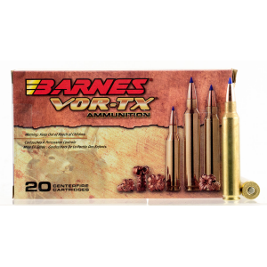Barnes Bullets VOR-TX 165 gr Tipped TSX Boat Tail .300 RUM Ammo, 20/box - 21571