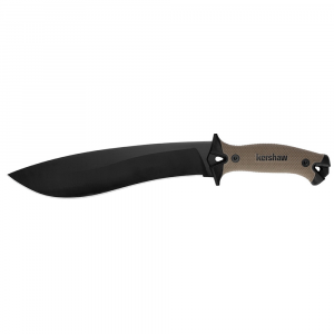 Kershaw CAMP 10 Machete Fixed Blade Knife, 10", Tan - 1077TAN