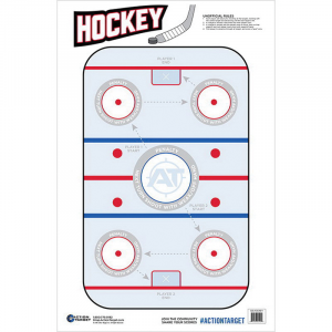 Action Target 23" x 35" Hockey Target, 100/box - GS-HOCKEY-100100 BX