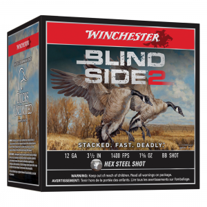Winchester Blind Side 2 12 Gauge 3.50" #BB 1.62 oz - 25rds - XBS12LBB