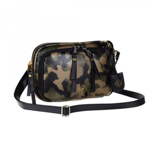 Girls with Guns PU Leather Concealed Casual Tomboy Clutch Purse Small, Camo - 90-90