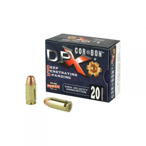 CorBon Deep Penetrating X Bullet 45 ACP +P Ammo 160 Grain Barnes X, 20 rds/box - DPX45160