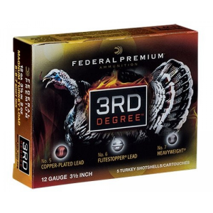 Federal Premium 3rd Degree with Heavyweight TSS 3.5" 12 Gauge Ammo 5, 6, 7, 5/box - PTDX139 567