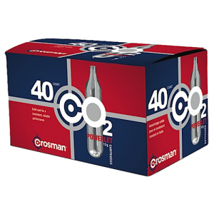 Crosman 12 g CO2 Powerlet Cartridge, 40/pack - 23140