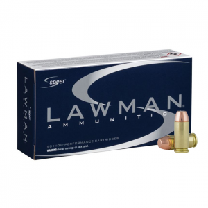 Speer Lawman .40 S&W 165gr TMJ Handgun Training Ammunition, 50 Rounds - 53955