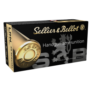 Sellier & Bellot .38 Special 158 gr LRN 50 Rounds Ammunition - SB38A