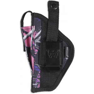 Bulldog Cases Extreme Size 3 Ambidextrous Hand 2.5" to 3.75" Taurus Millennium Outside-The-Waistband Holster w/ Clam Shell Packaging, Smooth Muddy Girl Camo - FSN-3MDG