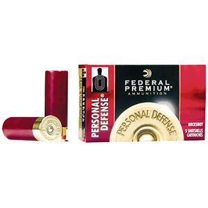 Federal 20ga 2.75" 4 Buck Personal Defense Shotshells 5rds - PD2564B