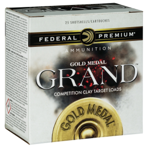 Federal Premium Gold Medal Grand Paper 2.75" 12 Gauge Ammo 7-1/2, 25/box - GMT11875