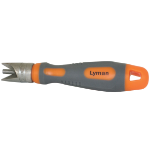 Lyman Polymer/Steel Outside Chamfer Tool, Gray/Orange - 7810222