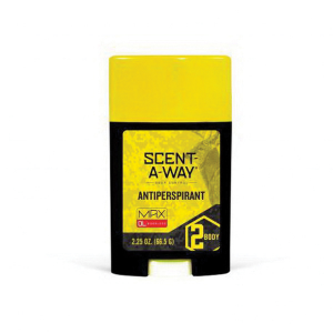Hunter's Specialties Scent-A-Way Max Odor Eliminator Antiperspirant, 2.25 oz Stick - 07739
