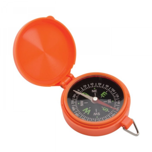 Allen Small Pocket Compass, Hi-Vis Orange - 487