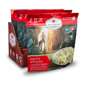 Wise Foods Outdoor Pasta Alfredo with Chicken Camping Food (Case of 6) - CASE -05-902