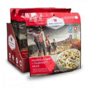 Wise Foods Outdoor Noodles and Beef Camping Food (Case of 6) - CASE -05-904