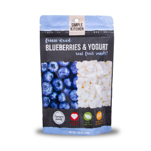 Wise Foods Simple Kitchen Freeze Dried Blueberry & Yogurt, Single Pouch - SK05-912
