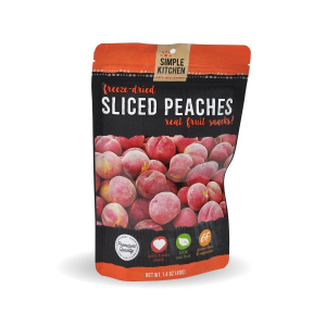 Wise Foods Simple Kitchen Freeze Dried Peaches, Single Pouch - SK-05-008