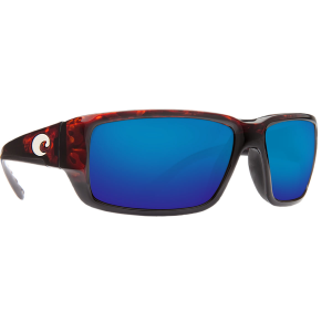 Costa Fantail Tortoise Shell Frame Blue Mirror 580G Lens Sunglasses - TF 10 OBMGLP