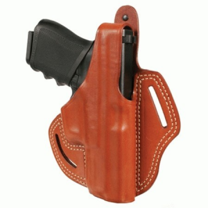 BLACKHAWK! Leather Cutaway Holster - For Glock 26/27/33 Right 421303BN-R