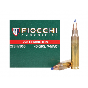 Fiocchi .223 Remington 40 gr VMAX 50 Rounds Ammunition - 223FHVB50