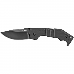 Cold Steel AK-47 Folding Knife, S35VN with DLC Coating, Plain Edge, 3.5" Blade