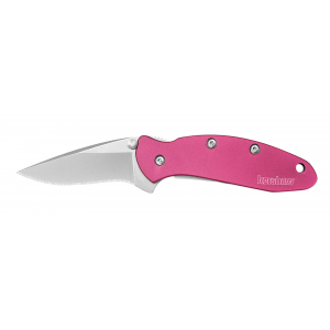 Kershaw Chive 1.9" Drop Point Folding Knife, Pink