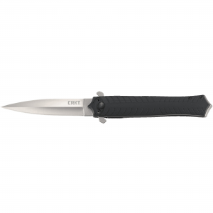 CRKT XOLOTL Dagger Folding Knife w/ Liner Lock, 3.64", Black - 2265