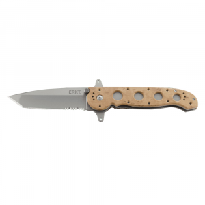 CRKT M16 Tanto Folding Knife w/ Liner Lock, 3.99", Desert - M16-14ZSF