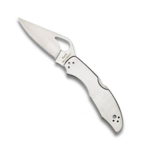 Spyderco byrd Meadowlark 2 Drop Point Second Generation Folding Knife, 2.938", Plain Edge - BY04P2