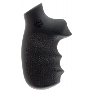 Hogue Soft OverMolded Monogrip w/ Finger Grooves for Colt Detective Special/Diamondback Revolver, Black - 48000