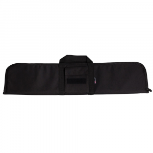Keystone Sporting Arms CPR Padded Gun Case - Black with Hook and Loop Strip and Pocket - KSA035CPR