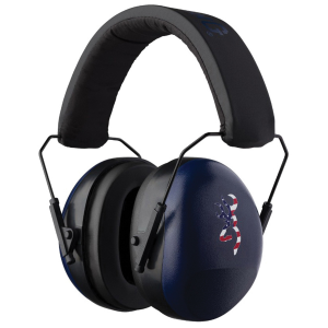 Browning Buckmark II 27 dB Over the Head Hearing Protection Earmuff, Red/White/Blue - 126387