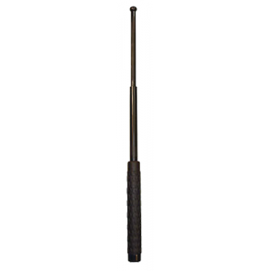 PS Products 21" L Expandable Baton w/ Rubber Handle and Sheath, Black - NS21R