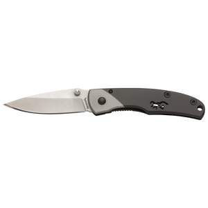 Browning Mountain Ti2 Drop Point Folding Knife, 2.13", Black/Gray - 3220320