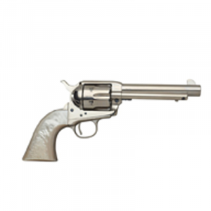 Taylors & Company 1873 Cattleman - Polymer Pearl Grip .45 LC Revolver, Nickel - 555113
