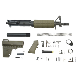 PSA 10.5" 5.56 NATO 1/7" Phosphate Classic Shockwave Pistol Kit, Olive Drab Green - 5165448972