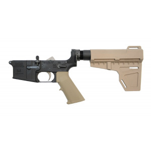 PSA AR-15 Complete Classic Shockwave EPT Pistol Lower, Flat Dark Earth - No Magazine - 5165448044