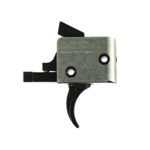 CMC Triggers Single-Stage Drop-in Small Pin Curved Trigger for Mil-Spec AR-15, AR-10 Style Rifles, Black - 90501