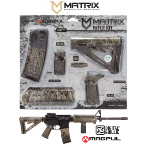 Matrix Diversified Industry Mil-Spec Magpul MOE Furniture Kit, Proveil Digital Ghillie - MAGMIL40GH