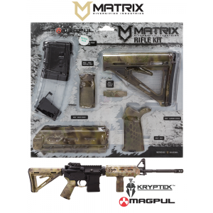Matrix Diversified Industry Mil-Spec Magpul MOE Furniture Kit, Kryptek Mandrake - MAGMIL62KM