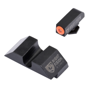Night Fision Night Sight Set for Glock 17/17L/19/22-28/31-35/37-39 Pistols, Green with Orange Square Front - GLK-001-014-OGZX