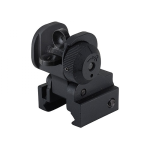 Midwest Industries ERS Flip-up Rear Sight Black - MCTAR-ERS