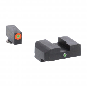AmeriGlo I-Dot Front/Single Dot Rear Night Sight Set for Glock 17/19 - GL201